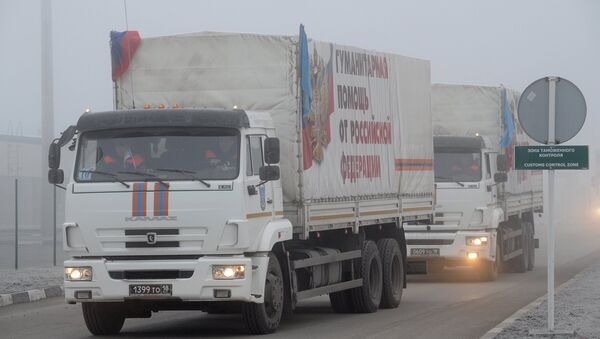 两支俄人道援助车队已进入乌境内分别驶往顿涅茨克和卢甘斯克 - 俄罗斯卫星通讯社