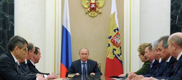 俄總統新聞秘書:普京與俄安全會議討論敘局勢和恢復克里米亞供電 俄總統新聞秘書:普京與俄安全會議討論敘局勢和恢復克里米亞供電 - 俄羅斯衛星通訊社