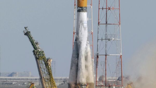 拜科努尔发射场发射搭载Progress M-26M飞船的Soyuz-U运载火箭 - 俄罗斯卫星通讯社