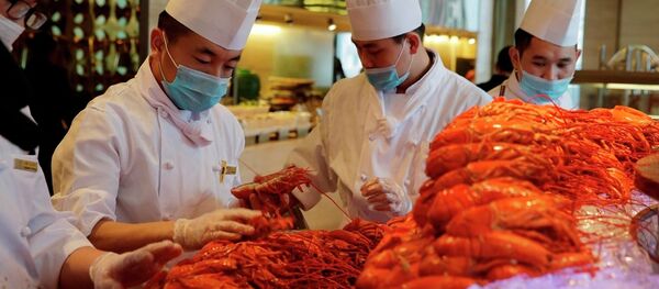 加拿大渔民捕到带有百事“纹身”的龙虾 - 俄罗斯卫星通讯社