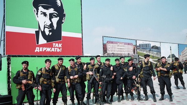 車臣共和國特種兵正為約旦國際特種兵大賽作準備 - 俄羅斯衛星通訊社