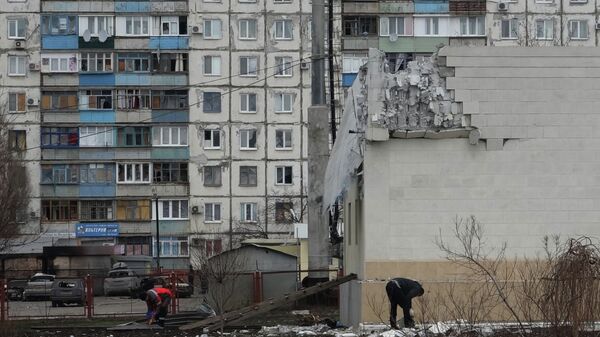 马里乌波尔受损房屋 - 俄罗斯卫星通讯社