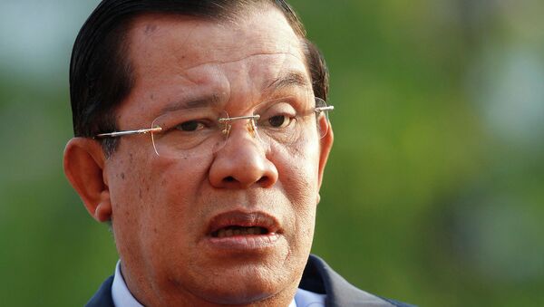 柬埔寨首相洪森当选执政党领袖 - 俄罗斯卫星通讯社