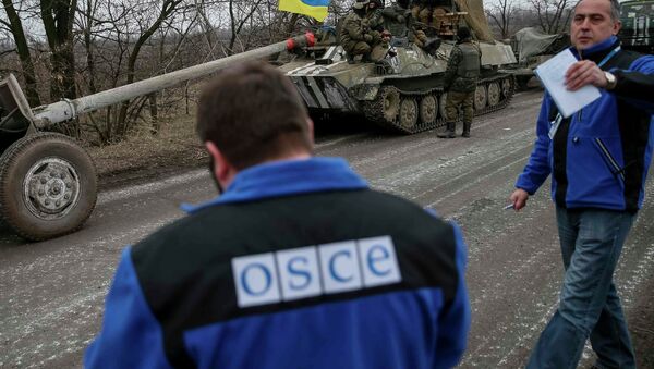 歐安組織代表：頓巴斯衝突雙方都違反停火制度 - 俄羅斯衛星通訊社
