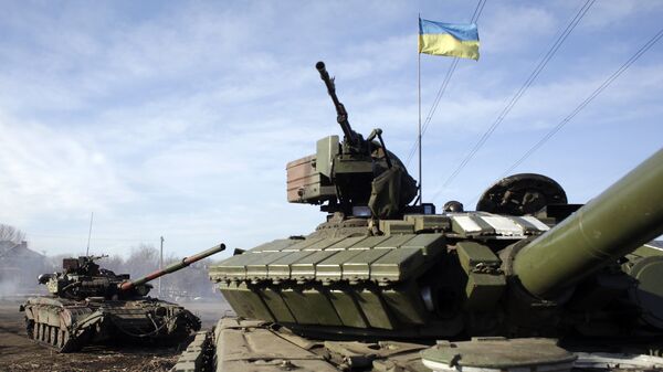 ДНР: Украинские силовики разместили военную технику в жилых массивах в Донбассе - 俄罗斯卫星通讯社