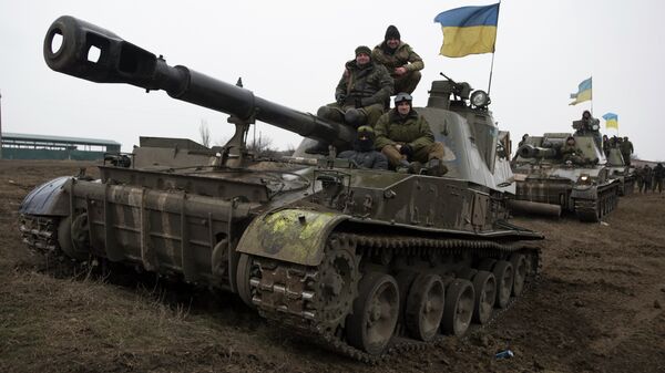 乌军称已撤出了在顿巴斯地区的所有重型武器 - 俄罗斯卫星通讯社