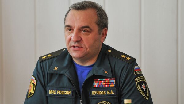 俄罗斯紧急情况部部长弗拉基米尔•普奇科夫 - 俄罗斯卫星通讯社