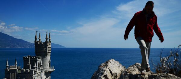 燕子堡，克里米亞 - 俄羅斯衛星通訊社