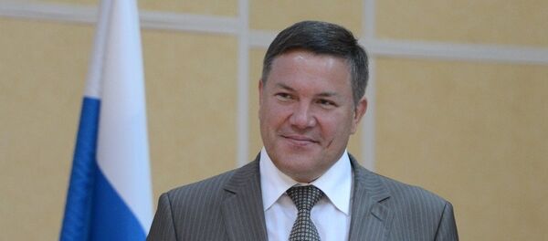 沃洛格达州州长奥列格·库夫申尼科夫 沃洛格达州州长奥列格·库夫申尼科夫 - 俄罗斯卫星通讯社