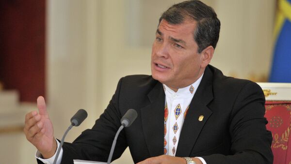 厄瓜多爾總統指責美國中情局參與組織該國抗議活動 - 俄羅斯衛星通訊社