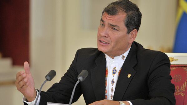 厄瓜多尔总统指责美国中情局参与组织该国抗议活动 - 俄罗斯卫星通讯社