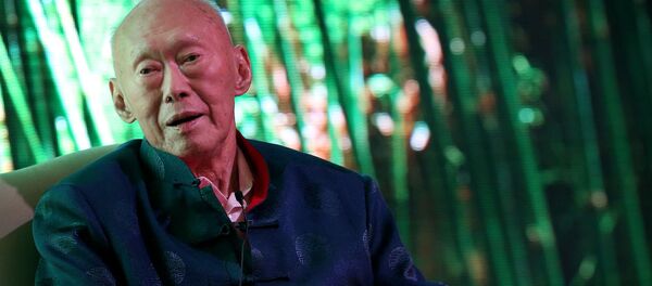 新加坡“经济奇迹”创始人李光耀 新加坡“经济奇迹”创始人李光耀 - 俄罗斯卫星通讯社