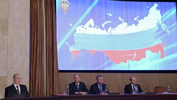 普京:2014年停止300个外国在俄情报机构行动 - 俄罗斯卫星通讯社
