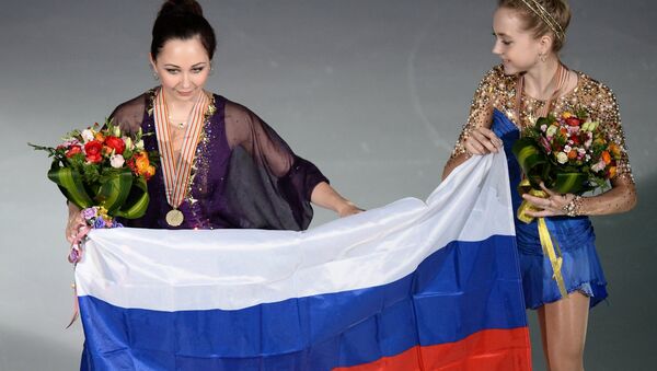 俄女选手在世界花滑世锦赛上为俄国家队夺10年来首金 - 俄罗斯卫星通讯社