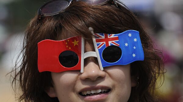 A visitor is seen at the Australia pavillion on the second day of the World Expo 2010 in Shanghai  - 俄羅斯衛星通訊社
