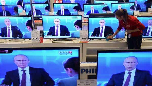 民调：52%的俄罗斯人通过电视获取新闻 32%通过互联网 - 俄罗斯卫星通讯社