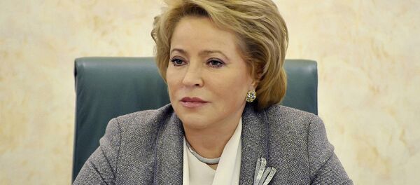 俄罗斯联邦委员会（议会上院）主席瓦连京娜•马特维延科 - 俄罗斯卫星通讯社