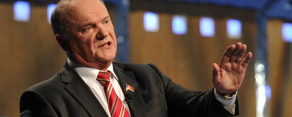 俄共領導人根納季·久加諾夫 俄共領導人根納季·久加諾夫 - 俄羅斯衛星通訊社