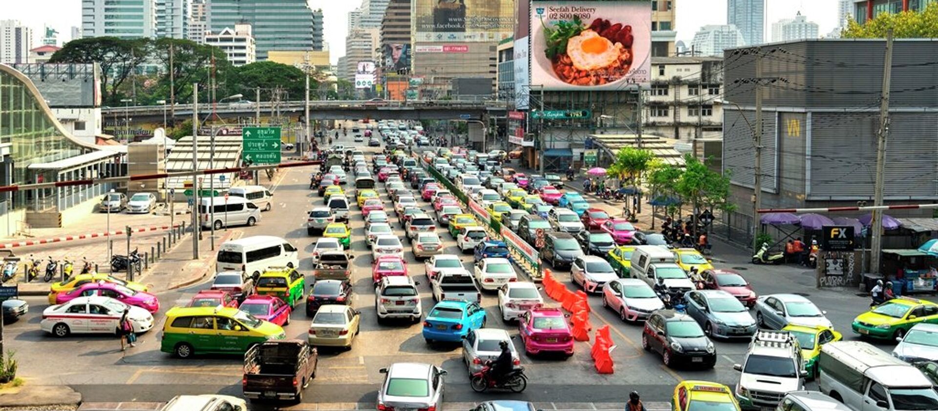 泰國首都曼谷舉行反政府的汽車抗議活動 - 俄羅斯衛星通訊社, 1920, 01.08.2021
