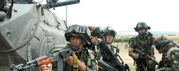 北约军队在罗马尼亚进行军事演习 北约军队在罗马尼亚进行军事演习 - 俄罗斯卫星通讯社