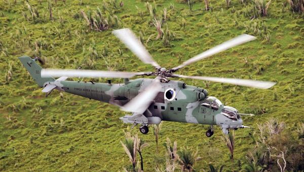 巴西空军的米-35M直升机 - 俄罗斯卫星通讯社