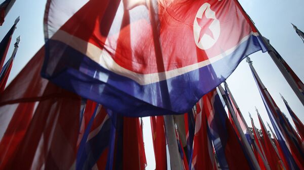 朝鮮國旗 - 俄羅斯衛星通訊社