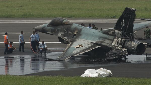 印尼F-16戰機起火後將重新評估使用退役戰機的決定 - 俄羅斯衛星通訊社