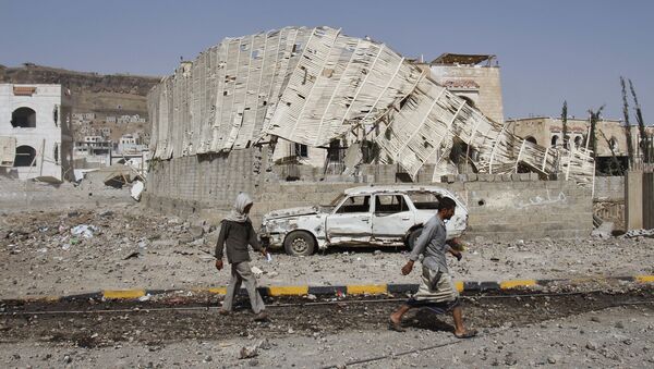 媒體：阿拉伯聯軍摧毀也門一處胡塞武裝軍事設施 - 俄羅斯衛星通訊社