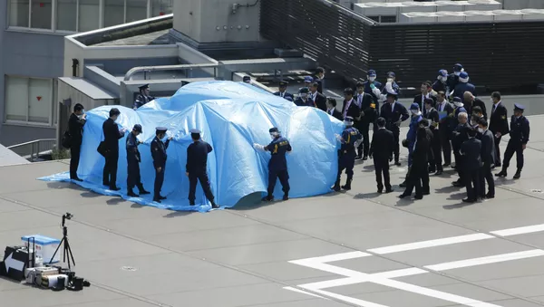 日本警方逮捕了一名向首相官邸屋頂發射無人機的男子 - 俄羅斯衛星通訊社