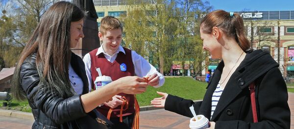 “今日俄罗斯”国际通讯社发起“圣乔治丝带”活动 - 俄罗斯卫星通讯社