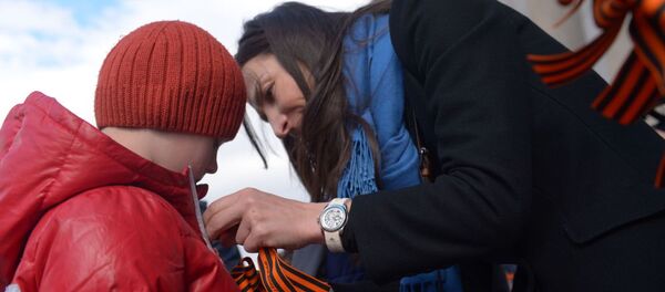 “乔治丝带”——胜利日标志 - 俄罗斯卫星通讯社