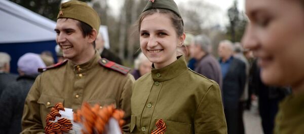 俄侨在华启动“乔治丝带”活动 俄侨在华启动“乔治丝带”活动 - 俄罗斯卫星通讯社