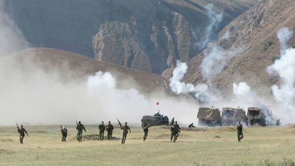 俄特種兵與上合組織的同仁在吉爾吉斯斯坦進行演習 - 俄羅斯衛星通訊社