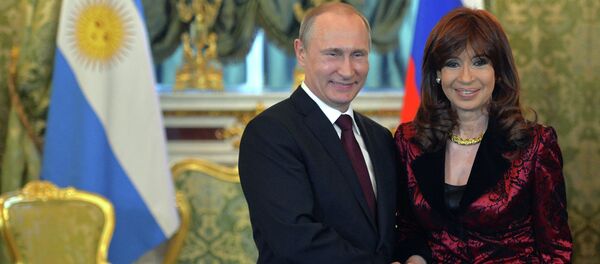 普京和基什內爾簽署關於建立俄阿全面戰略夥伴關係聲明 - 俄羅斯衛星通訊社