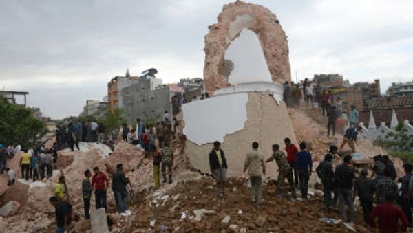 尼泊爾強震死亡人數超過8500人 - 俄羅斯衛星通訊社