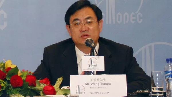 中國政府開始調查中石化總經理 - 俄羅斯衛星通訊社