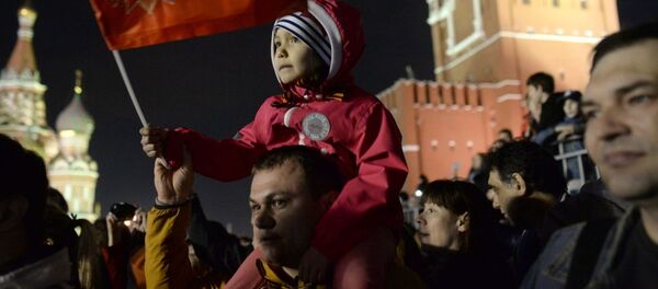 胜利日阅兵夜间彩排 - 俄罗斯卫星通讯社