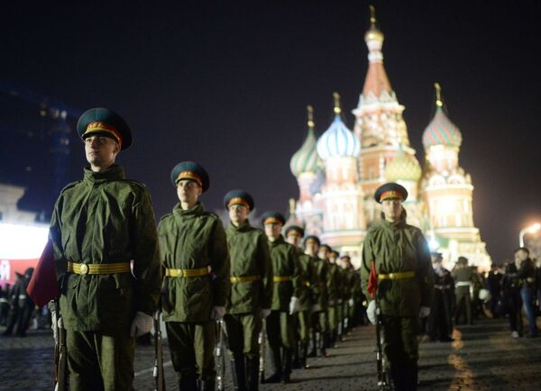 莫斯科红场阅兵式彩排。 - 俄罗斯卫星通讯社