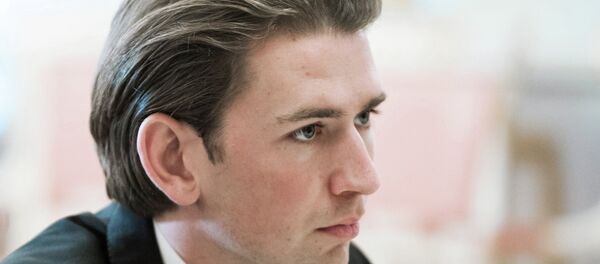 奥地利外长塞巴斯蒂安•库尔茨 - 俄罗斯卫星通讯社