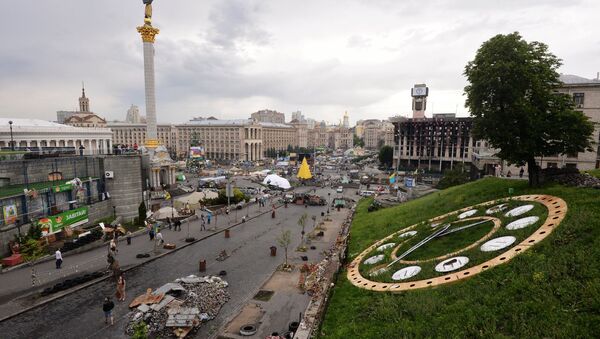 烏克蘭反對派擬於5月9日在基輔聚集2萬人 - 俄羅斯衛星通訊社