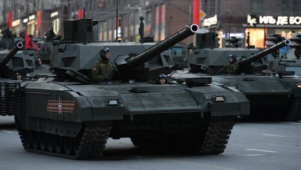俄国防部签署首份供应100辆以上“阿尔玛塔”坦克的合约 - 俄罗斯卫星通讯社