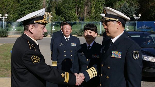 中國與俄羅斯海軍在新羅西斯克舉行比賽 - 俄羅斯衛星通訊社