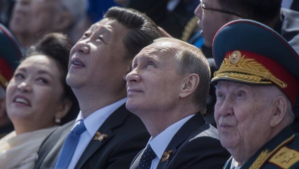 中國國家主席習近平與俄總統普京 - 俄羅斯衛星通訊社