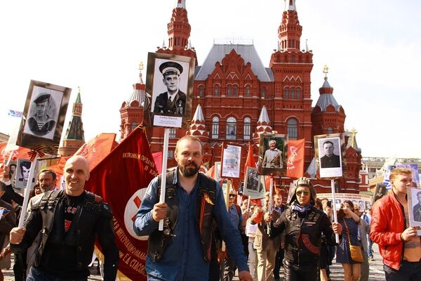 “不朽的军团”游行活动。 - 俄罗斯卫星通讯社