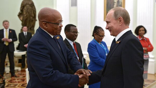 南非外交部长：该国总统邀请普京2016年访问南非 - 俄罗斯卫星通讯社