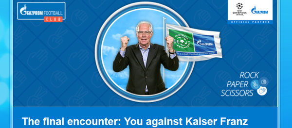 “GAZPROM 足球”推出與足球明星的遊戲互動 “GAZPROM 足球”推出與足球明星的遊戲互動 - 俄羅斯衛星通訊社