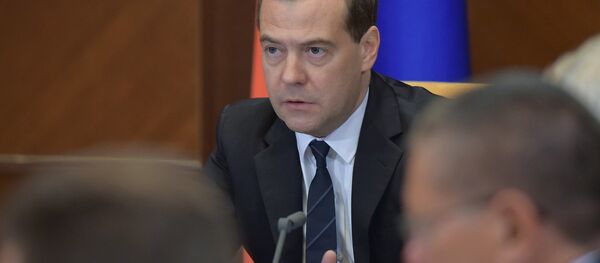 俄羅斯總理德米特里•梅德韋傑夫 - 俄羅斯衛星通訊社