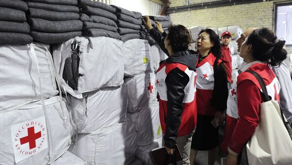 俄羅斯托夫州的醫院獲得來自中國紅十字會用於幫助難民的醫療器械 - 俄羅斯衛星通訊社