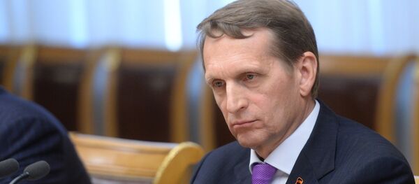 俄羅斯對外情報局局長謝爾蓋∙納雷什金 俄羅斯對外情報局局長謝爾蓋∙納雷什金 - 俄羅斯衛星通訊社