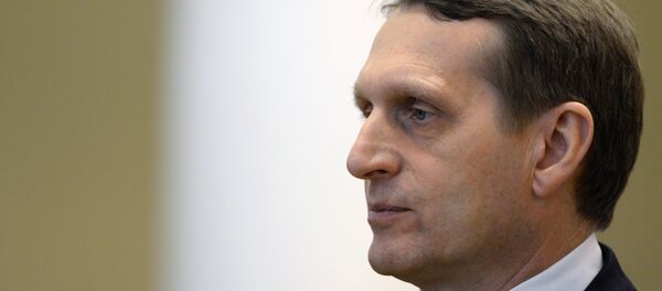 俄羅斯國家杜馬主席謝爾蓋•納雷什金 俄羅斯國家杜馬主席謝爾蓋•納雷什金 - 俄羅斯衛星通訊社